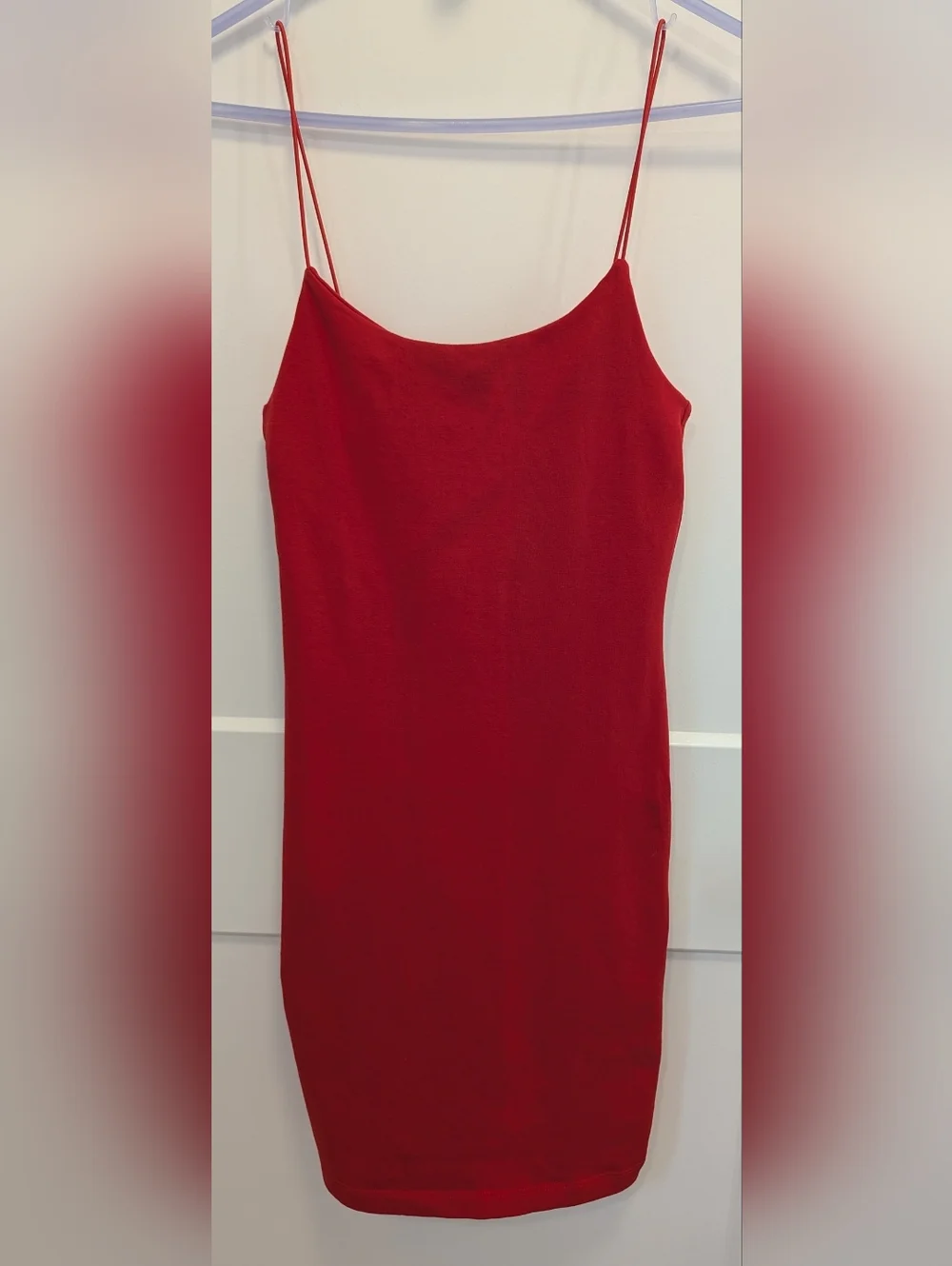 Zara Red Spaghetti Strap Mini Dress - Picture 2 of 6